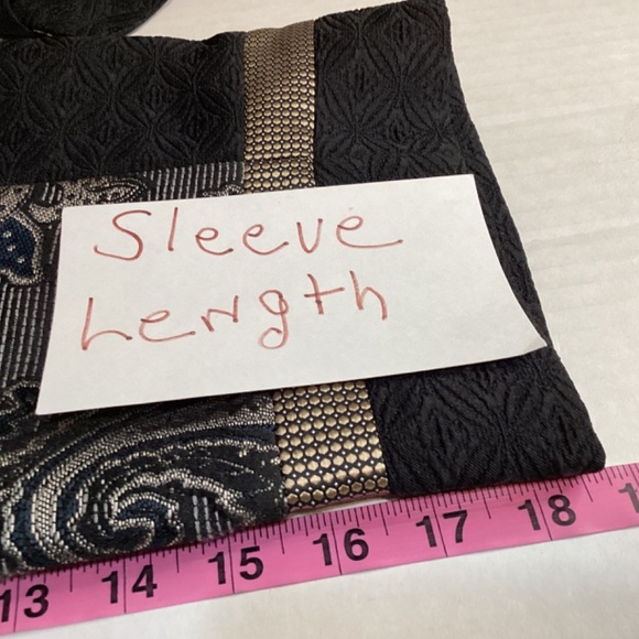 Chico’s blazer womens SZ M{2} paisley Asia vibe flowy open front relaxed fit - Picture 9 of 9